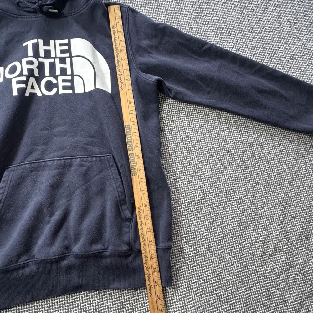 The North Face Mens Half Dome Logo Pullover Hoodie Navy Blue Regular Fit L